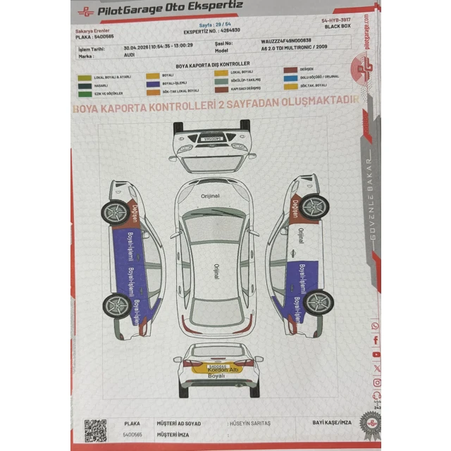 AUDI A6 - 2009 – Audi A6 2009 170 beygir OTOMATİK Otokoç 2. El'de